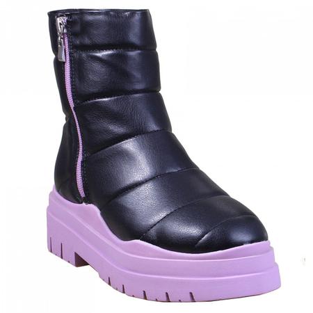 Bota Flatform Suzana Santos Fluffy 393172842 Bota Feminina