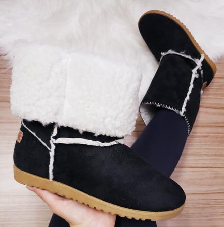 Bota forrada cheap com lã