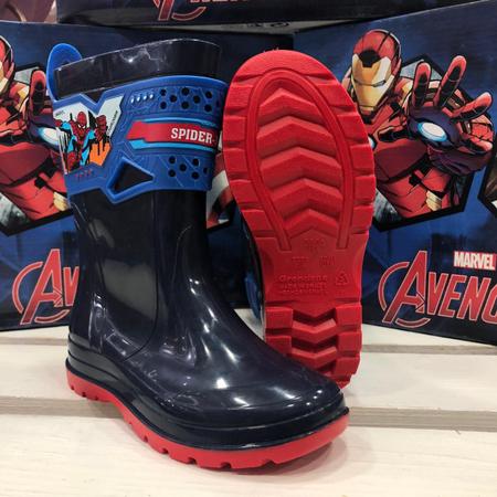 Bota Galocha Marvel Extreme Homem Aranha e Hulk Grendene Galocha