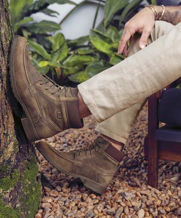 Bota Garage Stroke Marrom Democrata Bota Masculina Magazine