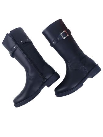 Bota Infantil Cano Alto Preta Cano Alto Montaria Inverno Pampili