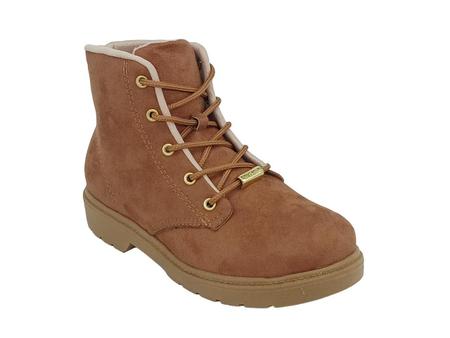 Bota infantil marrom cano deals curto