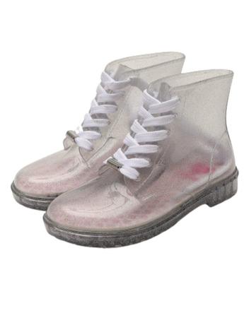 Imagem de Bota Infantil Feminina Coturno Molekinha Pvc Glitter 2176200