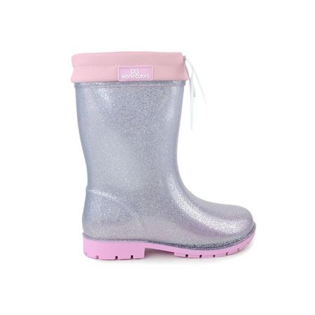 Bota sale infantil prata