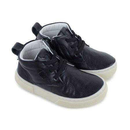 Imagem de Bota Infantil Masculina Gambo Couro Preta - BTB5100