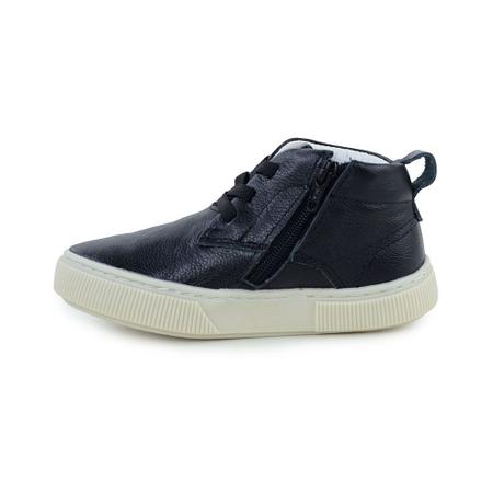 Imagem de Bota Infantil Masculina Gambo Couro Preta - BTB5100