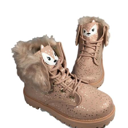 Bota Infantil Molekinha Coturno Camur a 2126 Raposa Coturno