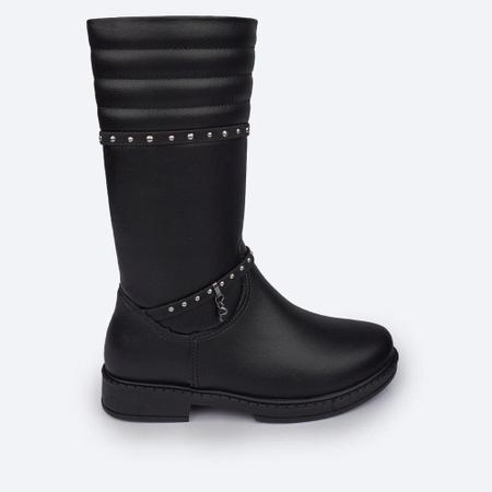 Bota preta hotsell infantil pampili