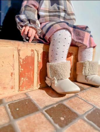 Imagem de Bota Infantil Pelúcia Cano Alto Inverno