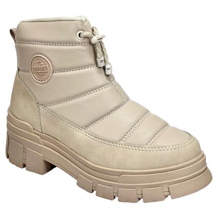 Bota Kolosh Cano Curto Feminina C3763 Macchiato Imagem de Bota Kolosh Cano Curto Feminina C3763 Macchiato