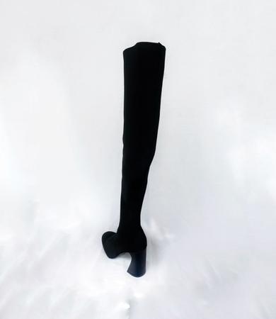 Bota Marilu Cano Longo Preto Dona Be Imagem de Bota Marilu Cano Longo Preto Dona Be