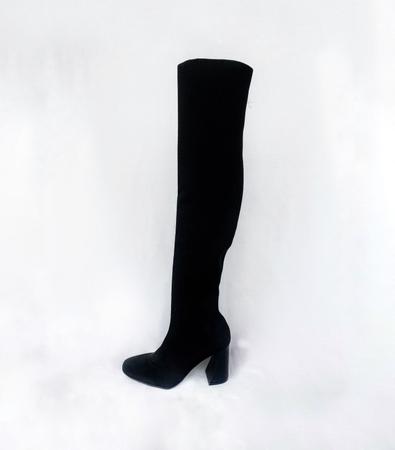 Bota Marilu Cano Longo Preto Dona Be Imagem de Bota Marilu Cano Longo Preto Dona Be