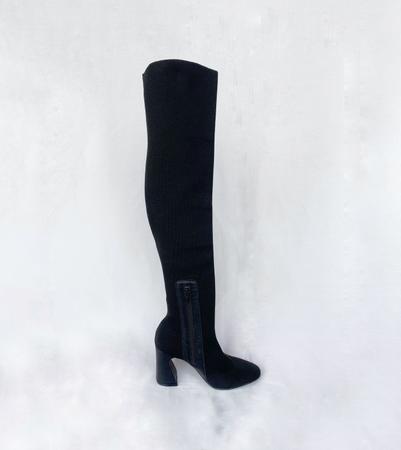 Bota Marilu Cano Longo Preto Dona Be Imagem de Bota Marilu Cano Longo Preto Dona Be