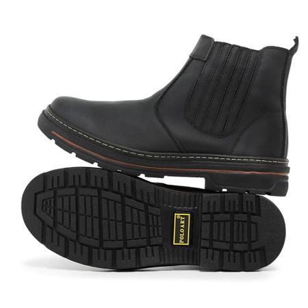 Bota Masculina Botina Trabalho Couro Resistente - polo art - Bota Masculina  - Magazine Luiza