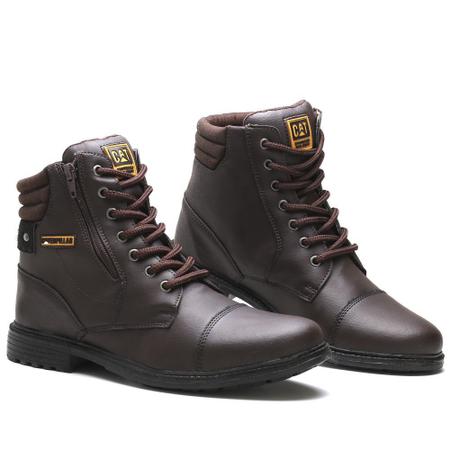 Bota Coturno Masculina CAT Preta Adventure Casual Conforto - Loja do Sapato  - Coturno Masculino - Magazine Luiza