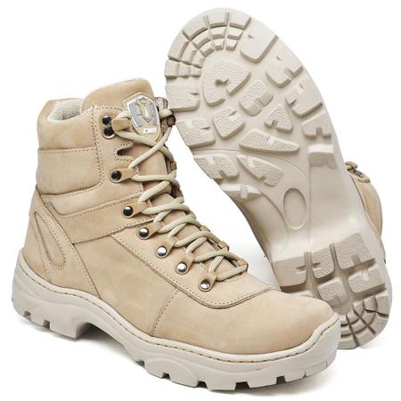 Bota Masculina Coturno Impermeável Couro Adventure off-rood - VIA