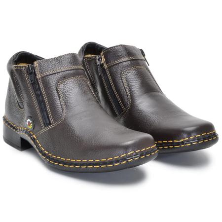 Bota marrom saara hotsell masculina em couro