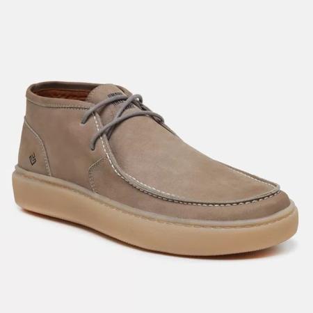 Imagem de Bota Masculina De Couro Cano Curto Tenis Casual Confortável Moderno Elegante Modelo Toronto