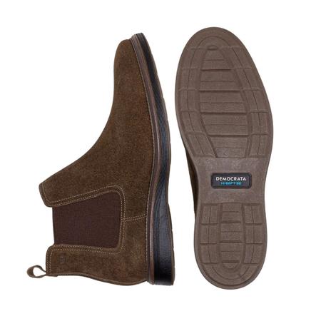 Bota Masculina Democrata James Hi Soft Elastico Cafe Bota Masculina Magazine Luiza