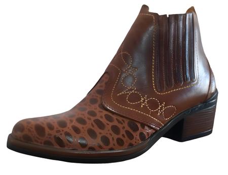 Bota Masculina Estilo Country Cowboy Festa Peao Rodeiro Boiadeiro