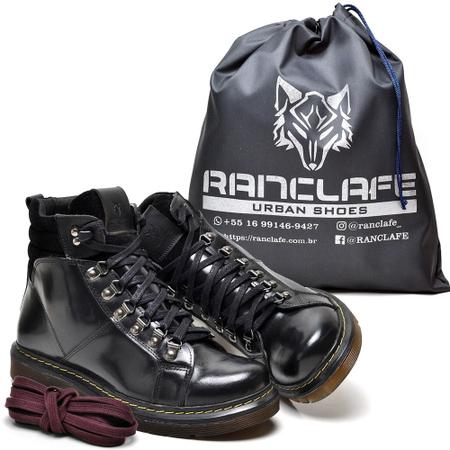 Imagem de Bota Masculina Rock Style Couro Legítimo Ranclafe