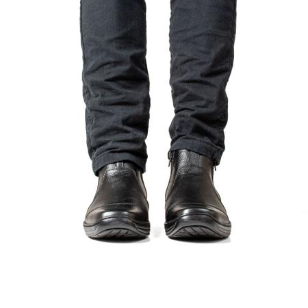 Imagem de bota masculina social ortopédica de couro confortavel 37 ao 44