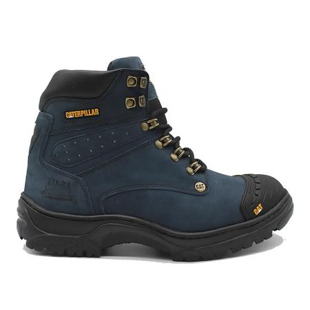 Bota Original Caterpillar Masculina Confortável Couro palmilha a