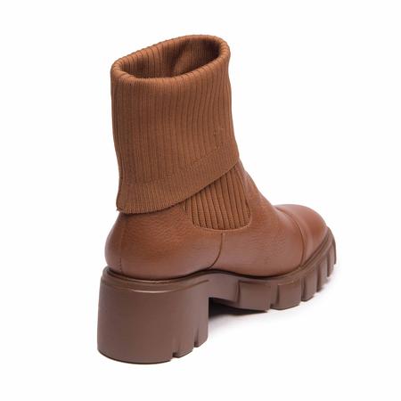 Bota meia sale caramelo