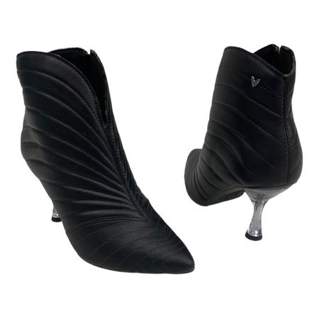 Bota cano store curto transparente