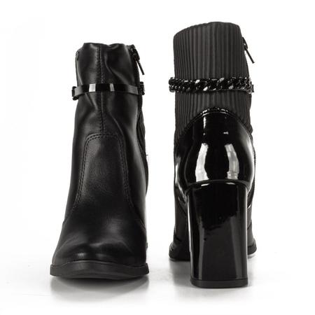 Bota Mississippi de Cano Curto Preta MISSISSIPI Bota Feminina