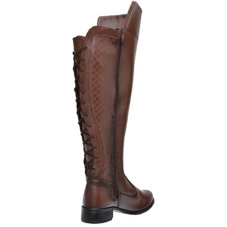 Bota cano hotsell longo trançada