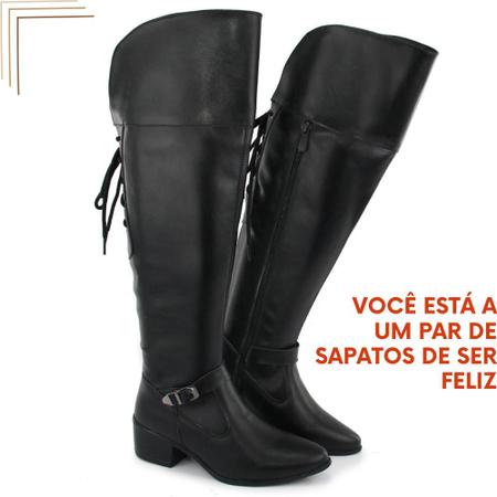 Bota over the knee panturrilha sale grossa
