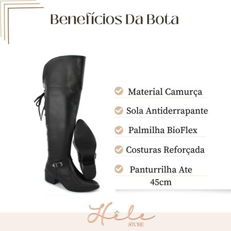 Bota Montaria Over Para Panturrilha Grossa Z per Lateral BR2
