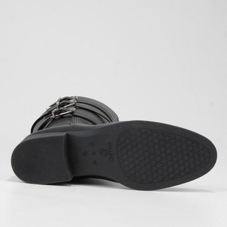 Bota montaria via hotsell uno fivela preta