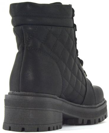 Bota mooncity store matelassê preto