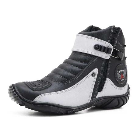 Botas motociclista cano curto discount