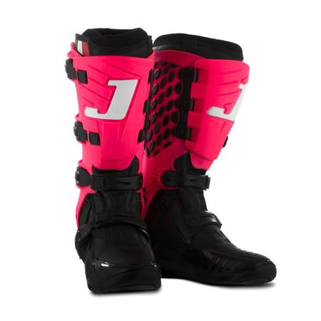 Bota Motocross Jett Lite Rosa fabrica o possuem material de vida