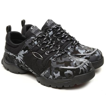 Botinha flak camuflada sale