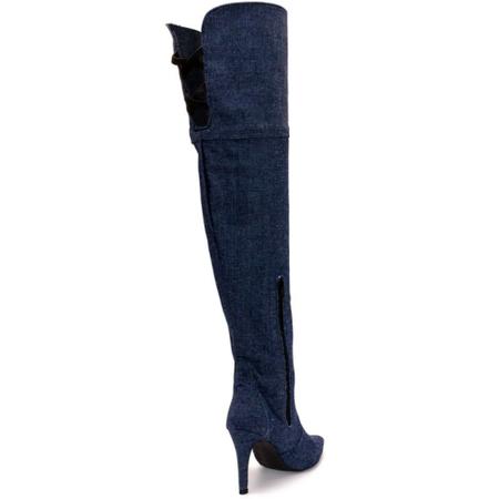 Bota jeans feminina 2025