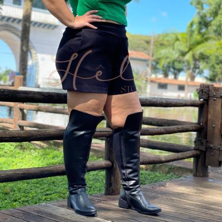 Bota over the knee salto médio 2025