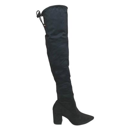 Bota Over The Knee Preta Marjorie Bota Feminina Magazine Luiza