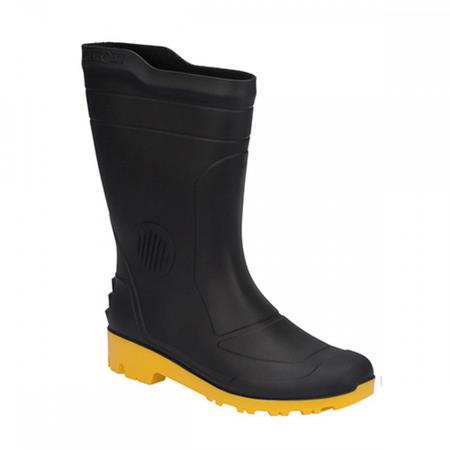 Bota Pega Forte Preto /Am Cano Medio N.40 - GRENDENE Imagem de Bota Pega Forte Preto /Am Cano Medio N.40