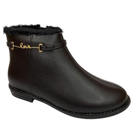 Bota infantil sale feminina peluciada