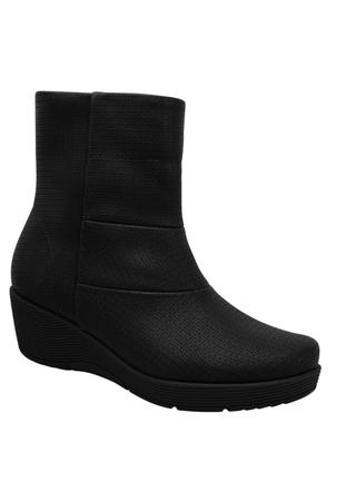 Bota Piccadilly Anabela Cano M dio Espor o 271004 Preto Bota