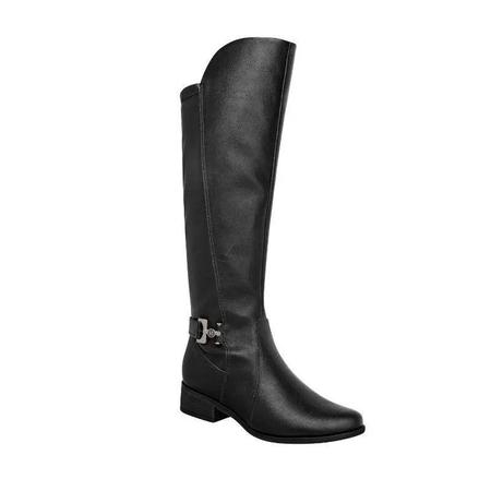 Imagem de Bota Piccadilly Cano Longo Salto Baixo Feminino Cor Preto - 35