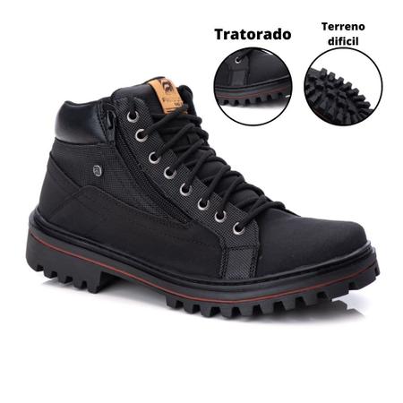 Bota preta cheap para trabalho