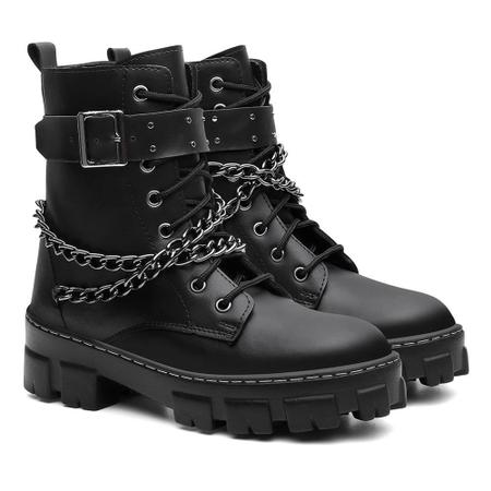 Bota de store rockeiro feminina