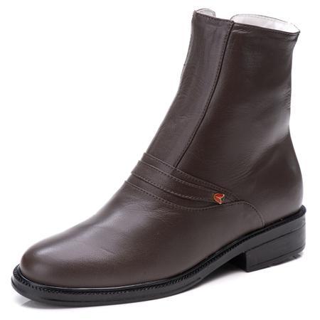 Imagem de Bota Social Masculina Comfort Cano Alto Em Couro 6500 Relax