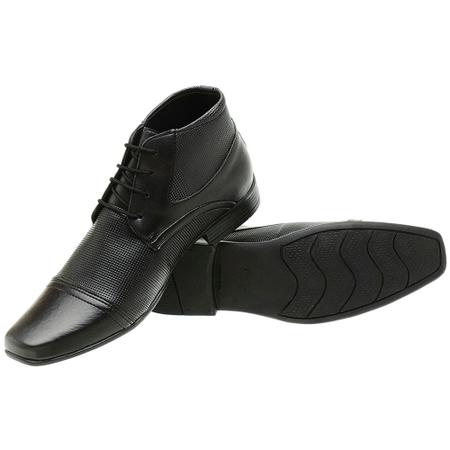 Bota Social Masculina de cadar o cano curto look esporte fino