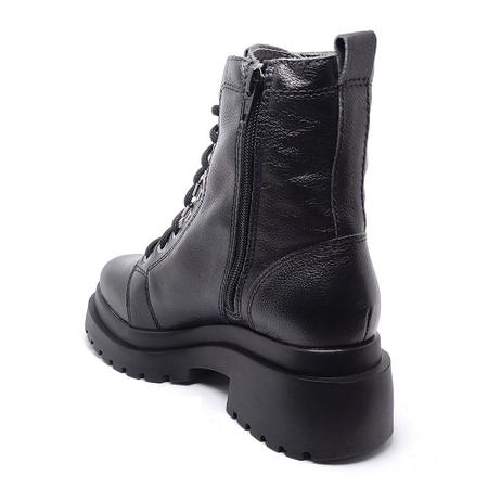 Bota Tchocco Feminino Couro Salto Anabela Zíper 78402 Imagem de Bota Tchocco Feminino Couro Salto Anabela Zíper 78402